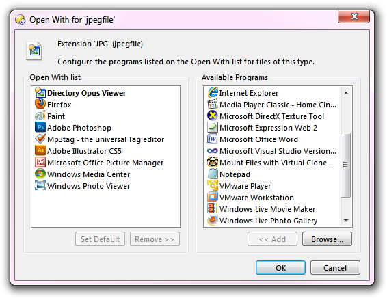 The Open With Editor