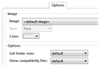 Folder Options