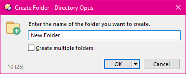 Creating Folders